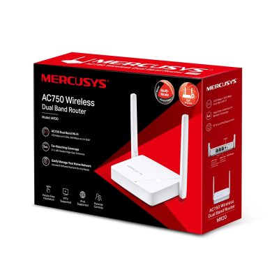 Router Mercusys MR20 Doble Banda - Conexión rápida y estable