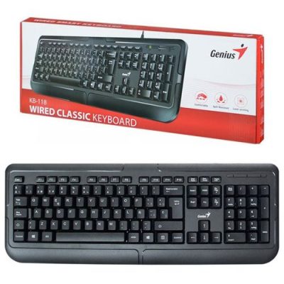 Teclado Genius KB-118 - Teclado compacto