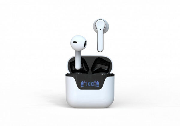 Auricular Netmak BT NM-Netpod Blanco - Auriculares inalámbricos blancos