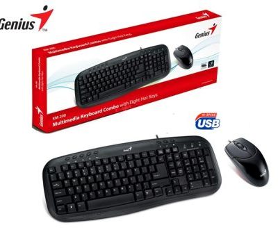 Teclado+Mouse Genius KM-200 USB - Combo teclado y mouse USB