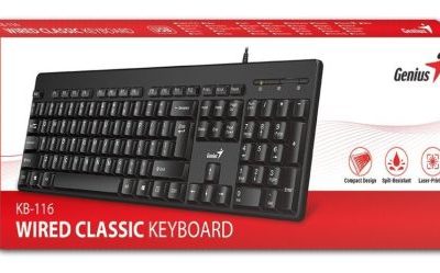 Teclado Genius KB-116 USB - Teclado USB básico