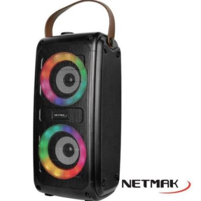 Parlante Portatil Bluetooth Netmak Nm-N53 Rgb