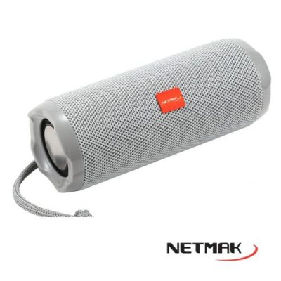 Parlante Netmak Nm-Flow Bluetooth 10w Gris