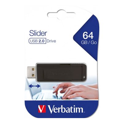 Pen Drive 32GB Verbatim Slider - Almacenamiento compacto con slider