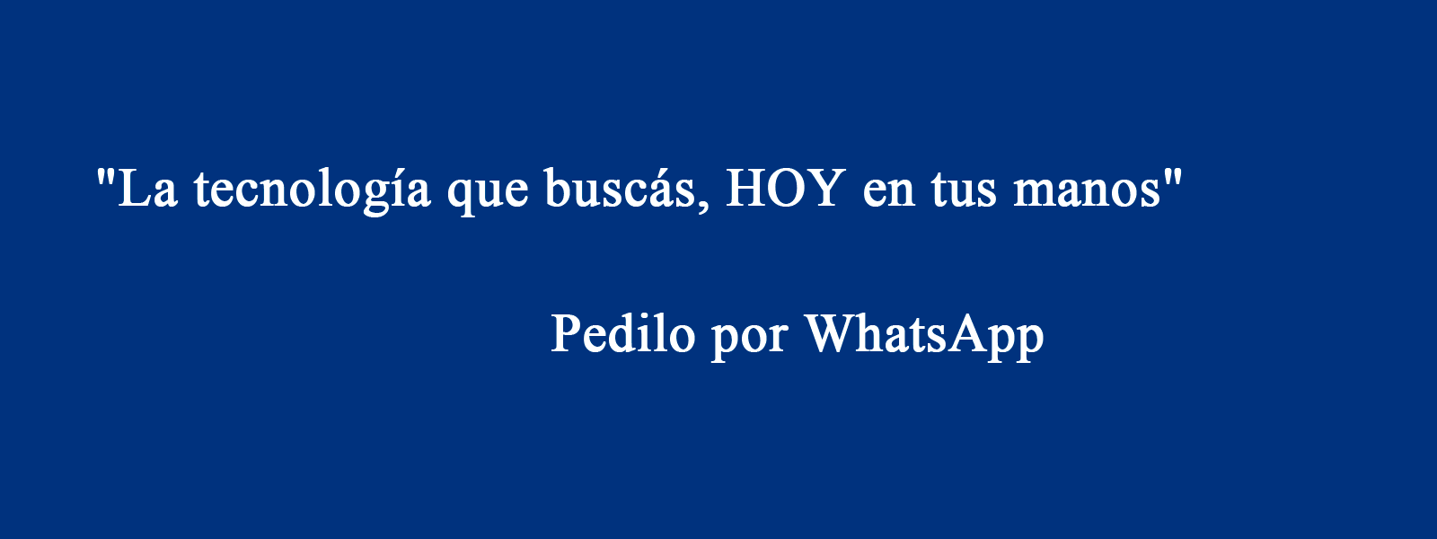 Consultá por WhatsApp